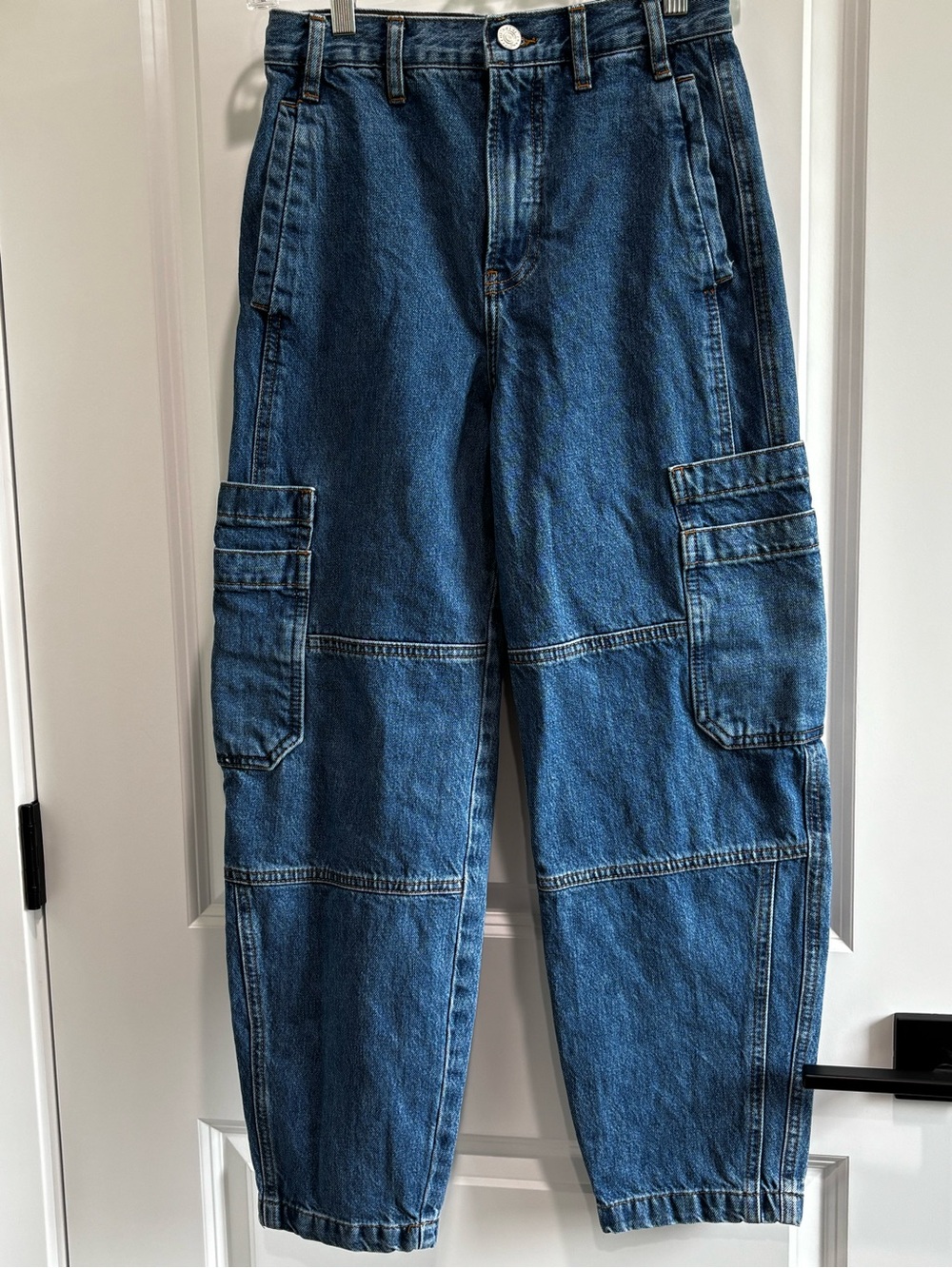 Frame Denim Dark Blue Cargo Jeans women size 26
